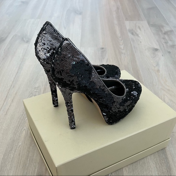 Steve Madden Sequin Platform Pumps - Picture 5 of 6
